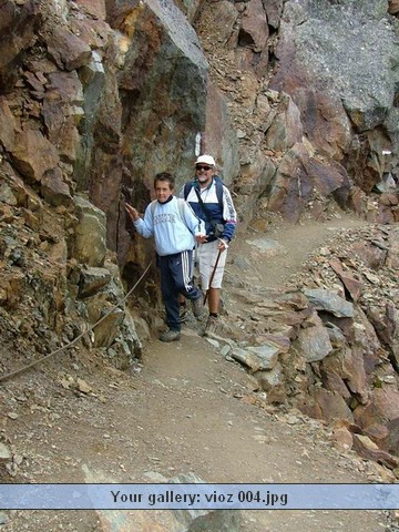 Sentiero di accesso al Rifugio